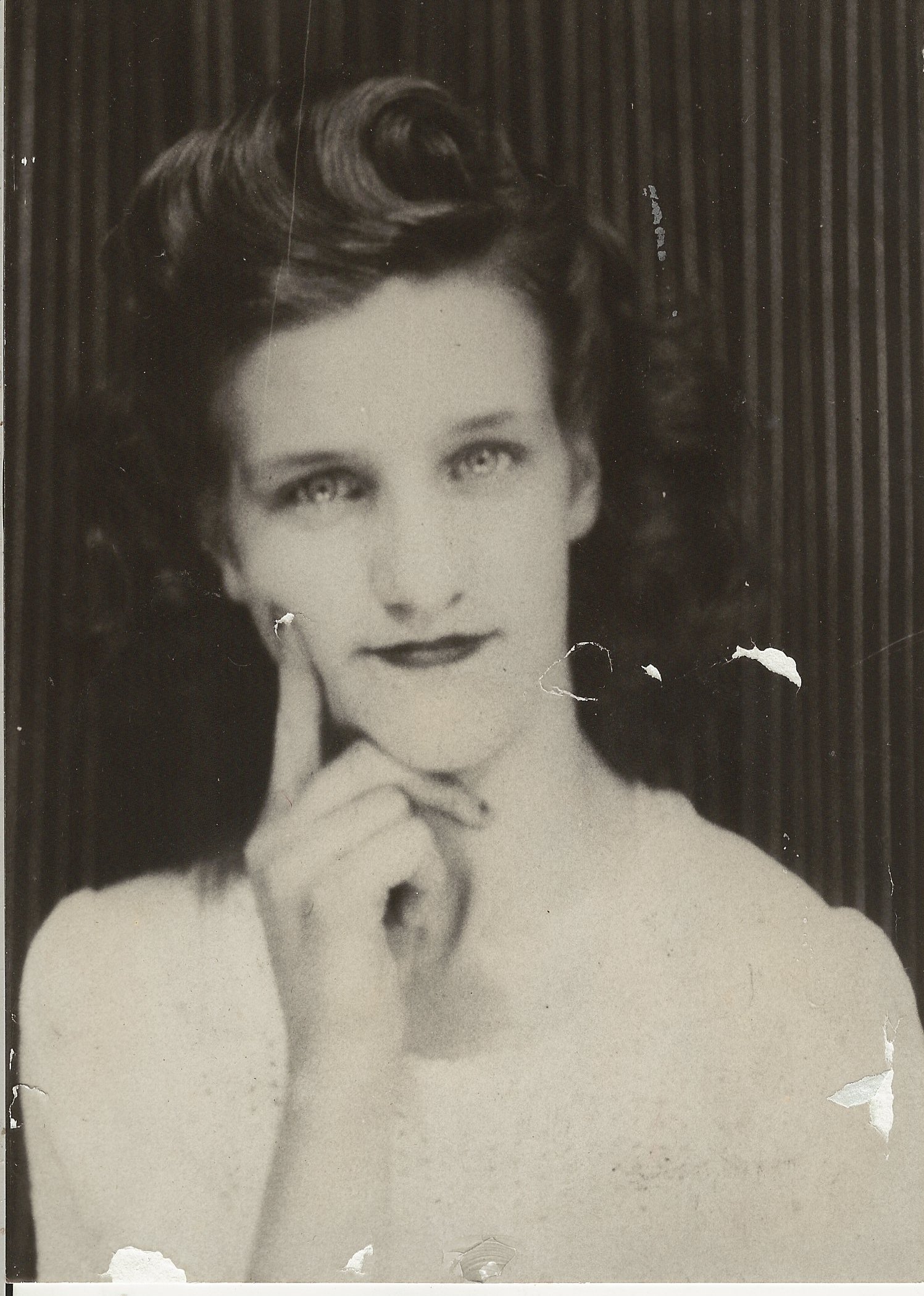 Sarah as a girl in Bell County