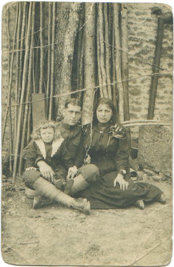 Jonas Arvine during WWI in France