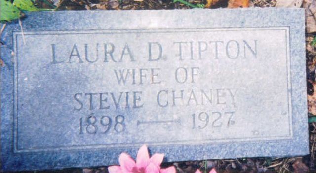 Laura D. (Tipton) Chaney, w/o Stevie Chaney