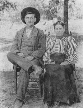 Edward & Mary Caroline "Mollie" Charles - Taken about 1896