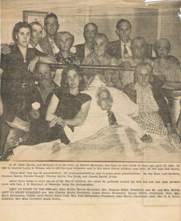 George Washington Harris & Family