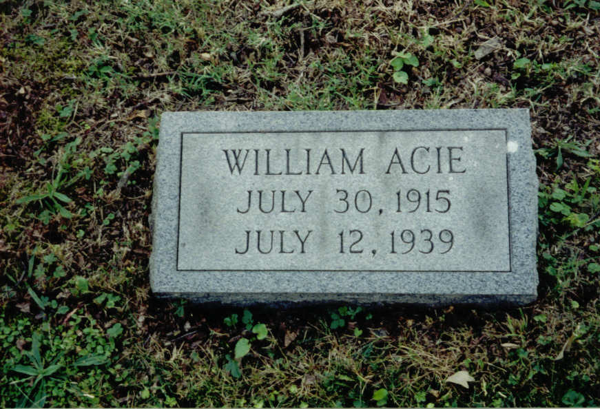 William Acie Harrison (Footmarker)