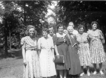 Martha (Barnes) King & Family