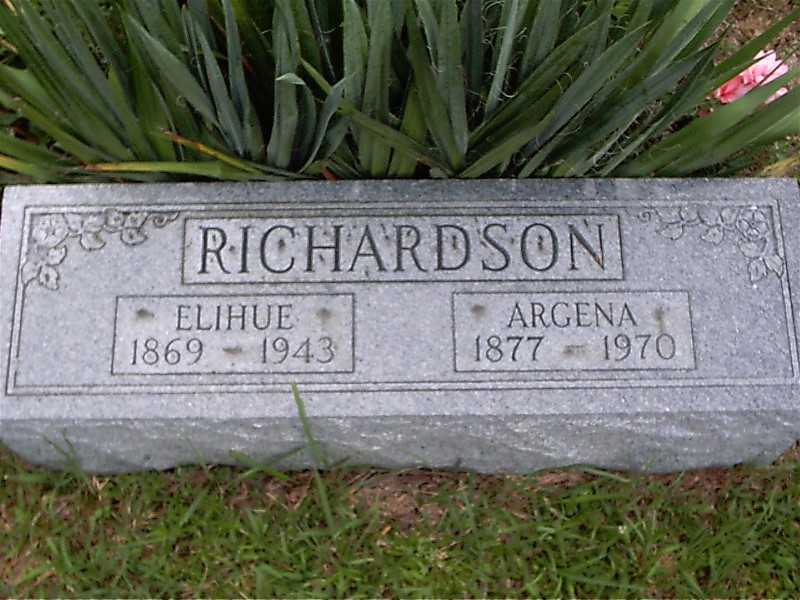 Elihue & Argena (Kirby) Richardson