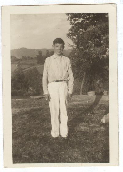 William Franklin Lunsford. He died when he was about 17 from a fall from a very tall tree.