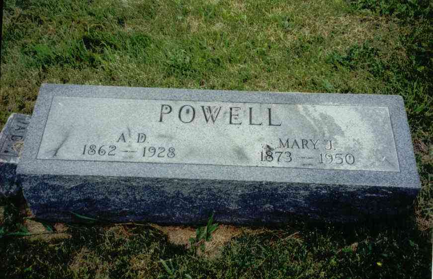 A. D. & Mary J. Powell
