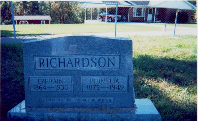 Ephrain & Permelia (Hendricks) Richardson