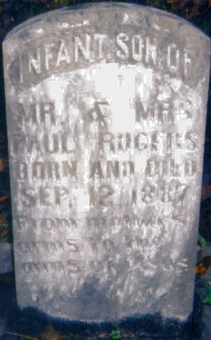 Infant son of Mr. & Mrs. Paul Rogers