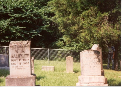 Original stones for William & Mary Evelyn Samples - 1995