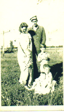 Clarence Witt & Pearl (Sparks) Witt & their children