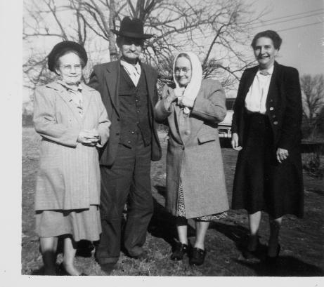 George Taylor & Three of his Six sisters
