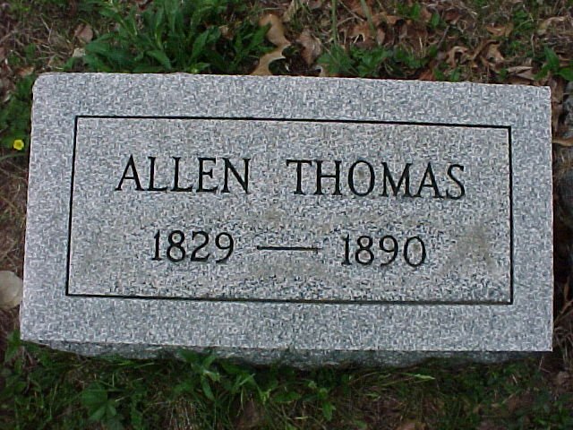 Allen Thomas - Headstone