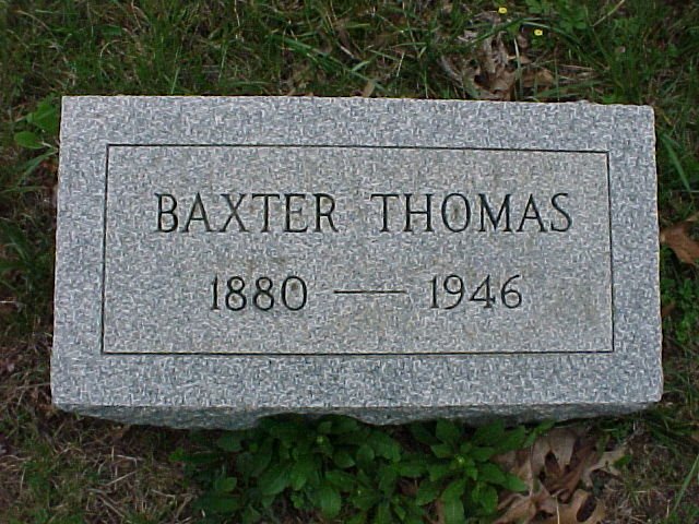 Baxter Thomas - Headstone