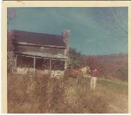 Harvey Lucas Wilson's log cabin at Knob Lick, Estill Co., KY.