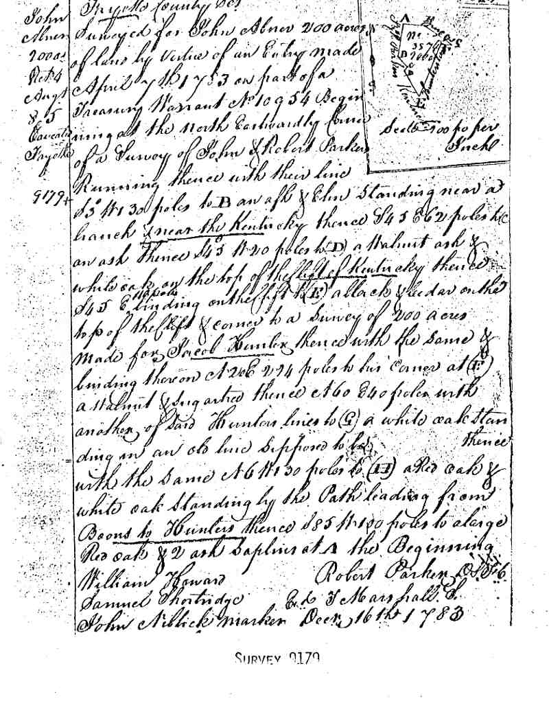 John Abner Deed