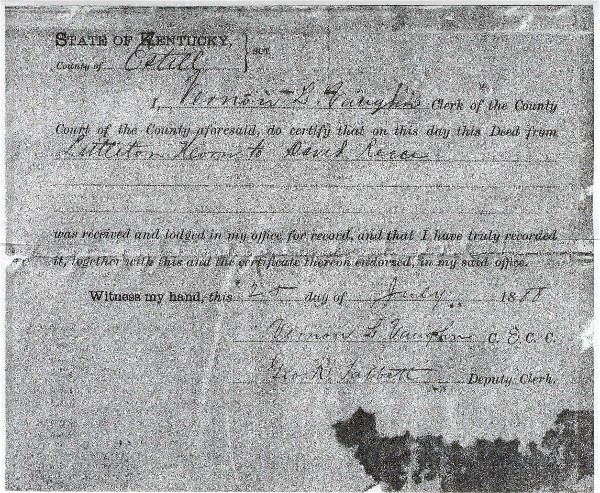 Littleton Horn to David Reece (page 3)