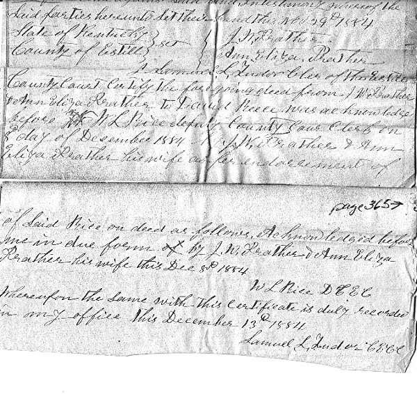 J. W. Prather to David Reece (page 3)