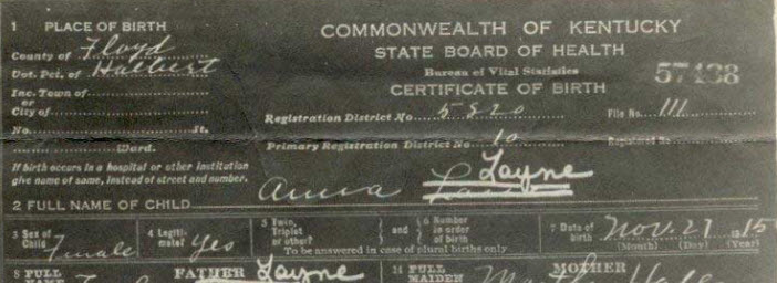 birth certificates