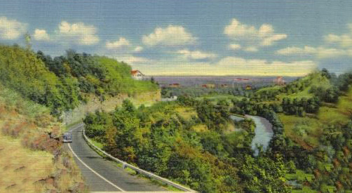 Benson Valley, Frankfort, KY in distance