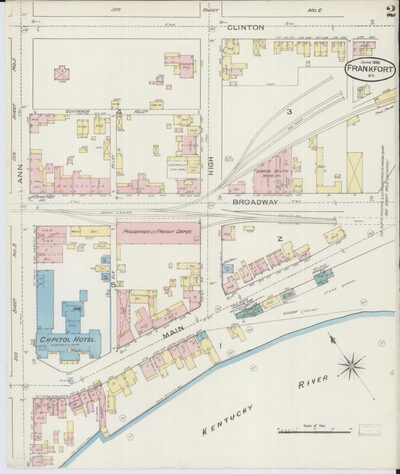 Frankfort Sanborn map, June 1886, Sheet 2