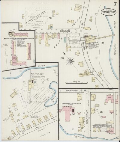 Frankfort Sanborn map, June 1886, Sheet 7