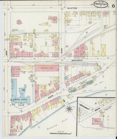 Frankfort Sanborn map, June 1890, Sheet 6