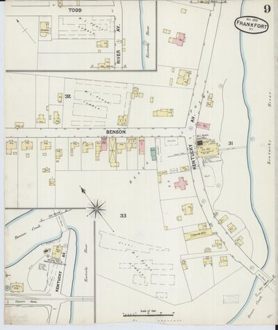 Frankfort Sanborn map, June 1890, Sheet 9