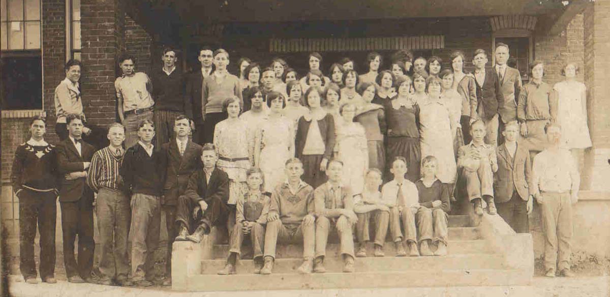 1928 Parksville High School Students