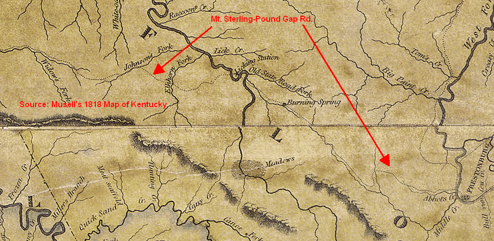 Mt Sterling Pound Gap Road