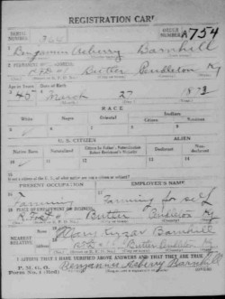 registration card
