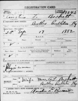 registration card