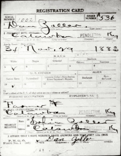 registration card